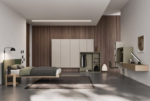 Start T03 – Camera singola con comodino by Clever