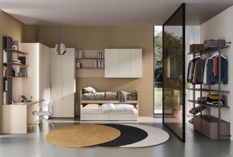 Start P20 – Cameretta a ponte con 2 letti by Clever