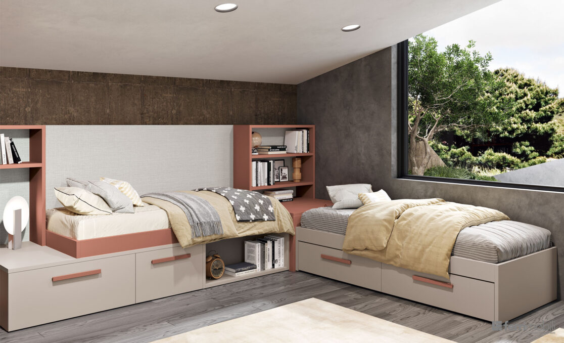 centro_delle_camerette_cameretta armadio mansarda e doppio letto