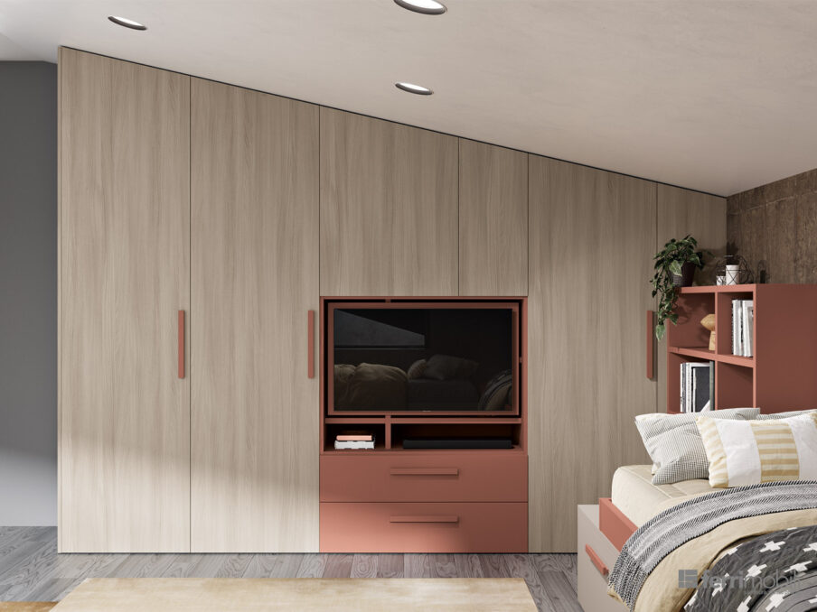 centro_delle_camerette_cameretta armadio mansarda e doppio letto-6