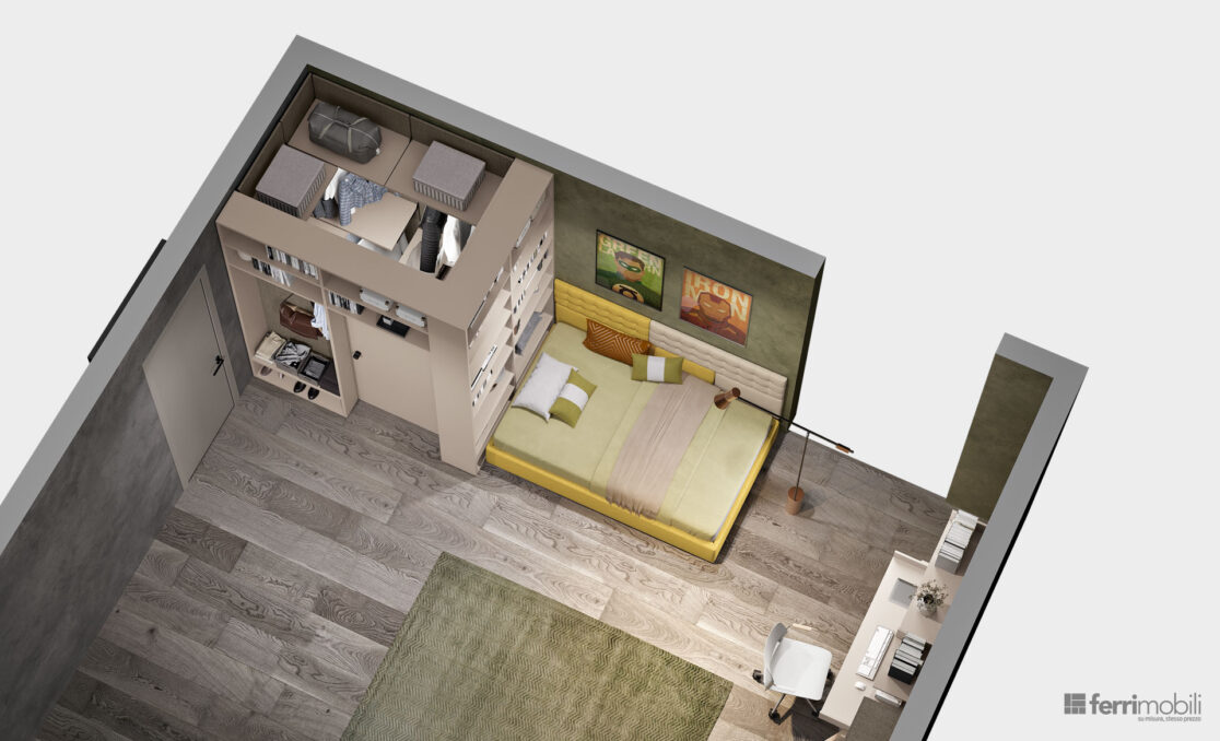 centro_delle_camerette_cameretta con stanza cabina e libreria by Ferrimobili-7