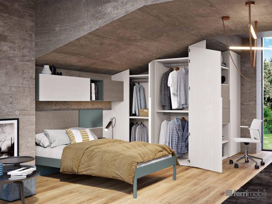 centro_delle_camerette_cameretta con stanza cabina, libreria e scrivania-3