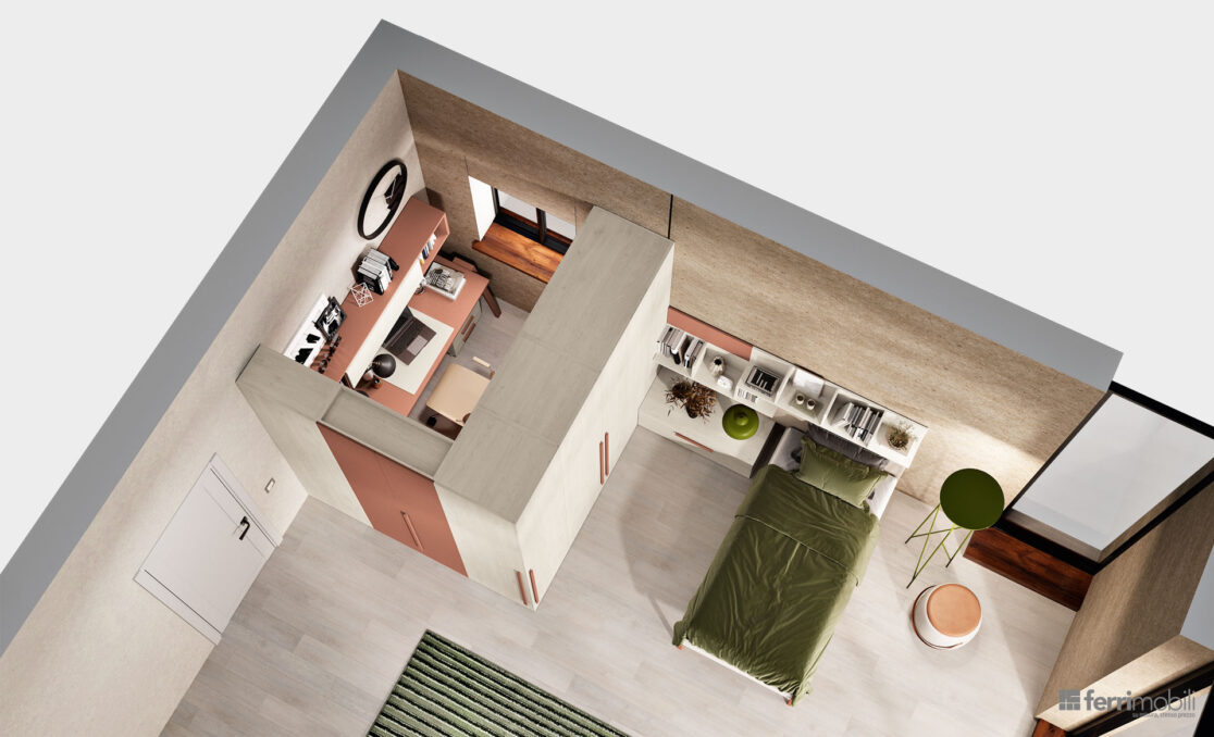 centro_delle_camerette_cameretta con stanza studio e armadi-5