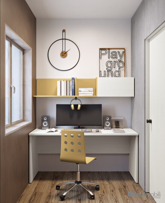 centro_delle_camerette_cameretta con stanza studio e doppio letto scorrevole-4