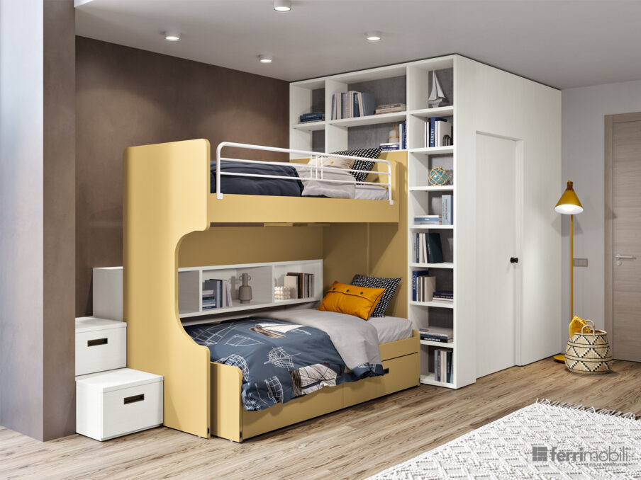 centro_delle_camerette_cameretta con stanza studio e doppio letto scorrevole-7