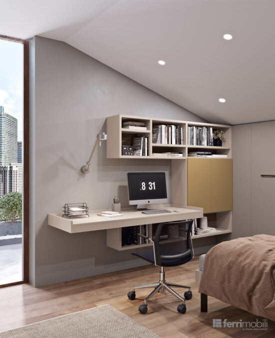 centro_delle_camerette_cameretta mansarda con ripostiglio e scrivania-2