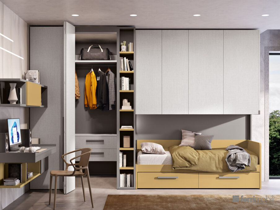 centro_delle_camerette_cameretta nicchia con ponte e scrivania by ferrimobili-2